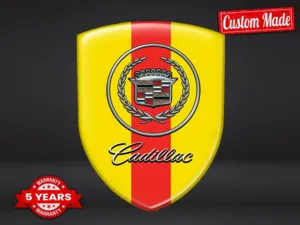 Cadillac Badge Interno Premium Stile Drift Cupola
